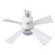 thumbnail image 5 of Luz De Ventilador De Techo, 50000 Horas De Vida, Templable De 3 Colores 3 Velocidad Del Viento 1H 2H 4H Temporizador, Lámpara De Ventilador Pequeño E26 Socket Para Cocina De, 5 of 7