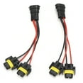 thumbnail image 6 of H11/H8 2‑Way Splitter Wiring Harness Male to Female for Fog Lamp Headlight High Low Beam Dual Quad Projector, 6 of 8