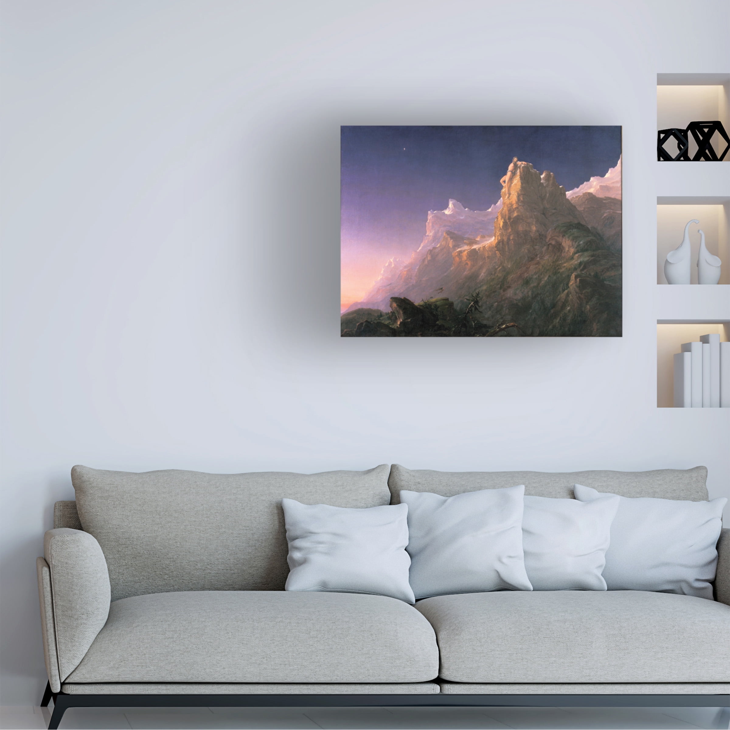 Thomas Cole 'Prometheus Bound' Canvas Art