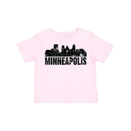 

Inktastic Minneapolis Skyline Grunge Gift Toddler Boy or Toddler Girl T-Shirt