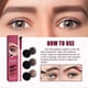 thumbnail image 5 of Rhombus Angled Eyebrow Brush 4D Hair Stroke Brow Stamp Brush with Eyebrow Cream, 5 of 5