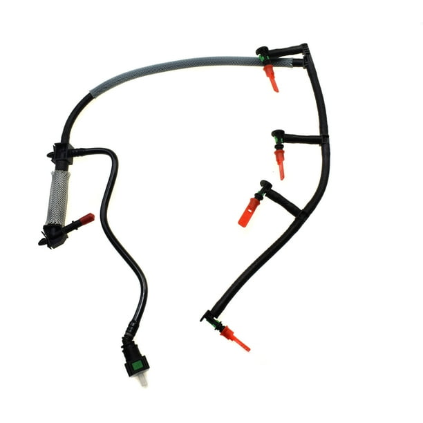 Fuel Return Leak Off Pipe W/ Clips For Ford Transit MK7 MK8 2.2 RWD