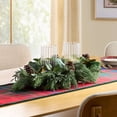 thumbnail image 4 of Better Homes & Gardens Decorative Ribbed Glass Pillar Candle Holders, Set of 2, 4 of 6