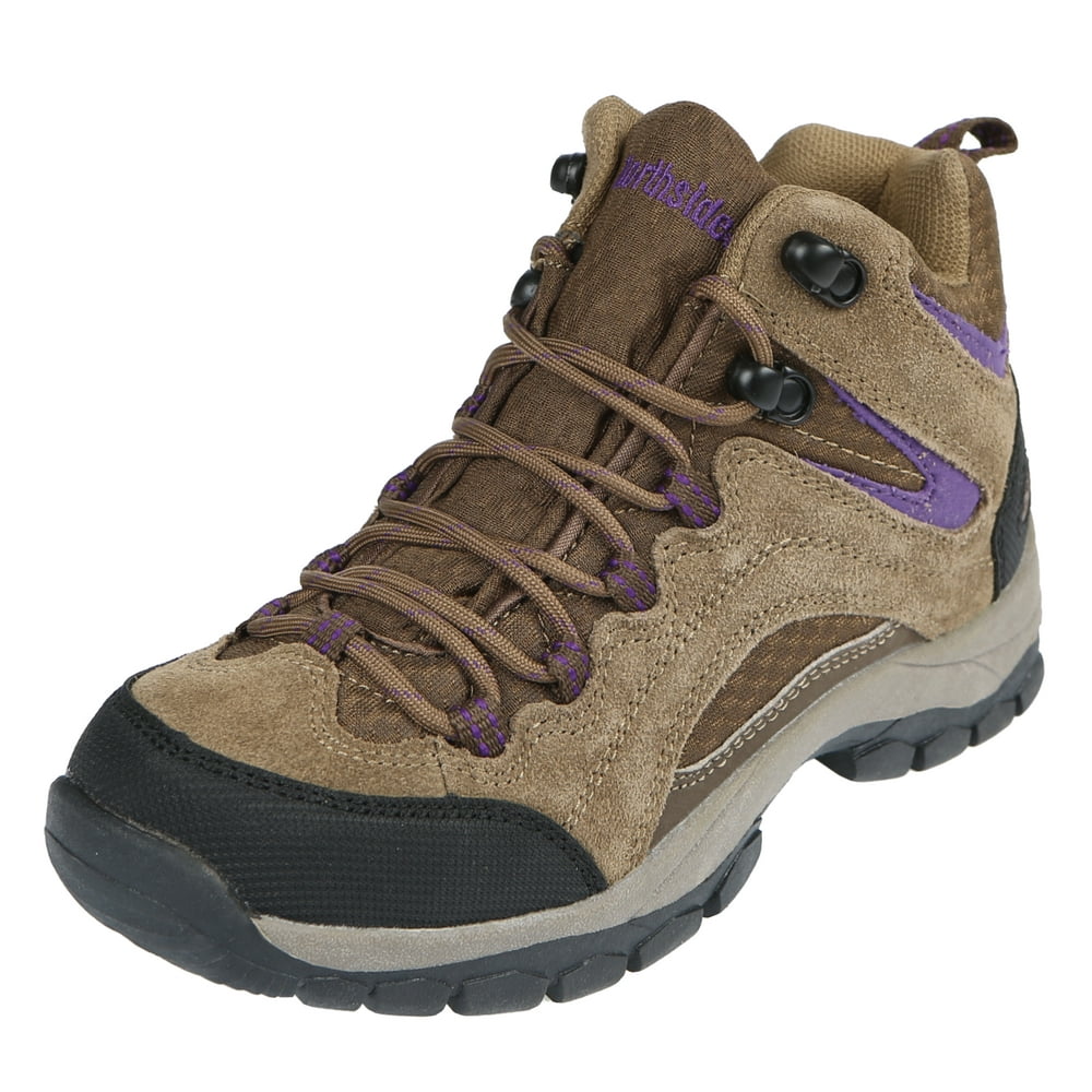 Northside Womens Pioneer Mid Rise Leather Hiking Boot - Walmart.com ...