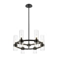 thumbnail image 2 of 4008-6MB-Z-Lite-Datus - 6 Light Chandelier In Restoration Style-13 Inches Tall and 26 Inches Wide-Matte Black Finish, 2 of 2