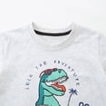 thumbnail image 6 of Wamejoo Baby Boy Summer Clothes 12 18 24 Month 3T 4T 5T Toddler Boy Outfits Dinosuar Short Sleeve Shirt Shorts, 6 of 7