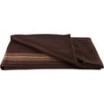 thumbnail image 2 of Camel-Striped Wool Blanket - Brown, 2 of 2