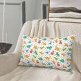thumbnail image 5 of Pofeuu Dinosaur Print Polyester Microfiber Plush Pillowcases, Super Soft and Cozy Pillow Case Covers with Envelop Closure（Pillow core not included）-16"x24", 5 of 6