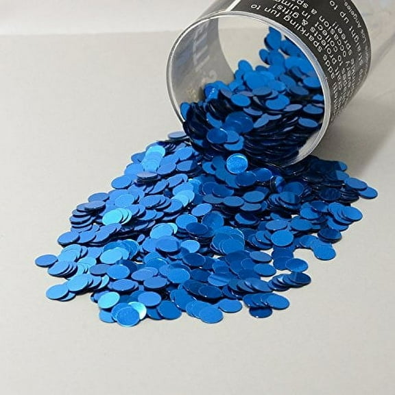 Confetti Circles 1/4" in Blue Royal - Retail Pack 8551 -