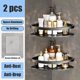 thumbnail image 1 of Bathroom Shelf No Drill Wall Mounted Shampoo Bottle Shower Corner Rack Toilet Storage Rack Aluminum Bathroom Kitchen Accessories, 1 of 7