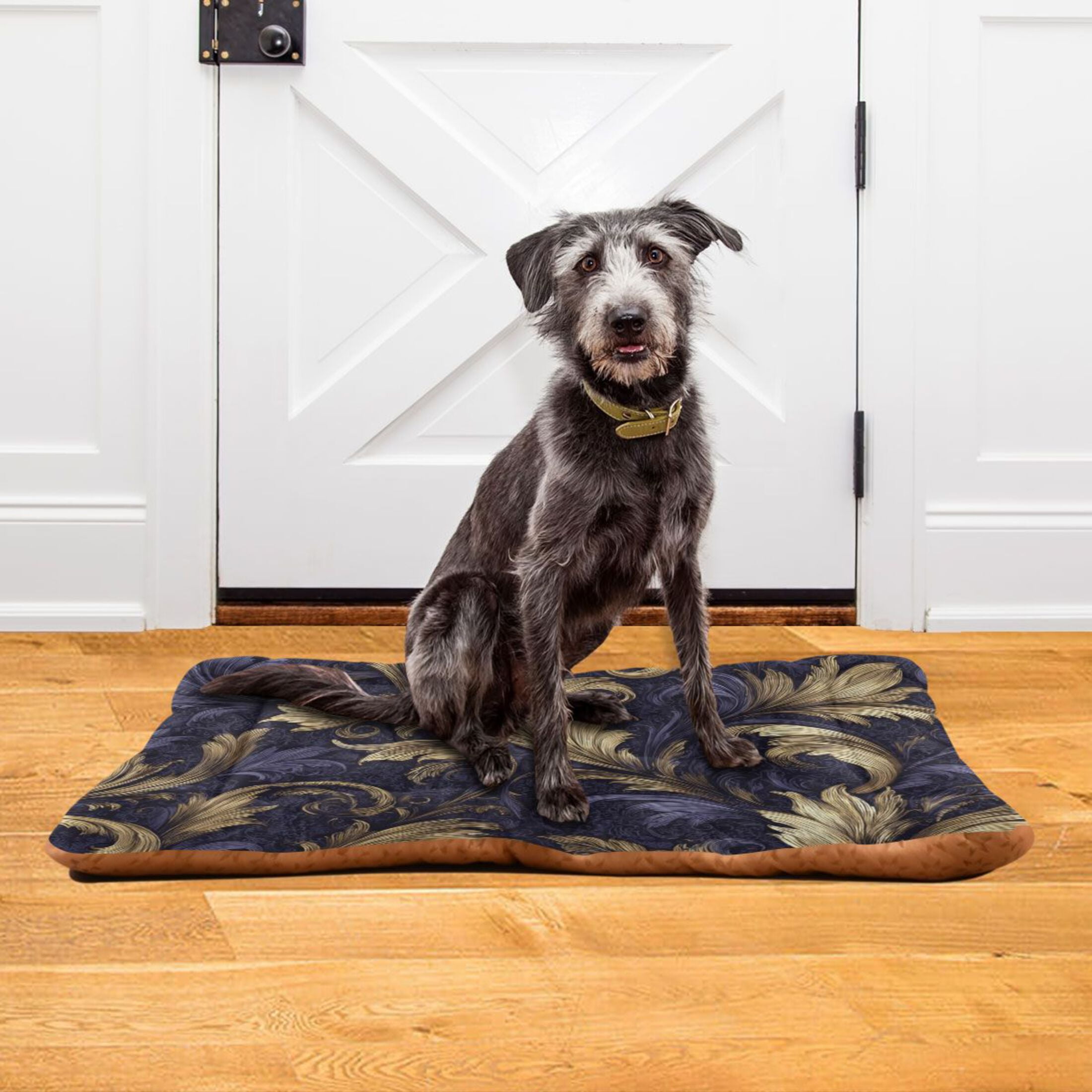 Cozy Mat Pet Bed Indoor Outdoor Warm Soft For Cat Dog Puppy(S/M) Sophisticated Pattern