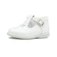 thumbnail image 4 of Zapato Dogi Para Niña Con Soporte Arco Piel Ajuste Hebilla blanco 13.5, 4 of 6