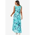 thumbnail image 2 of Roaman's Women's Plus Size Petite Hand-Crinkled Sleeveless Dress, 2 of 5