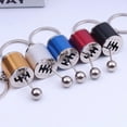 thumbnail image 2 of 3 Pcs Simulation Car Modification Gear Shaped Pendant Keyring Keychain for Handbag Phone Pendant (Black/Silver/Golden), 2 of 7