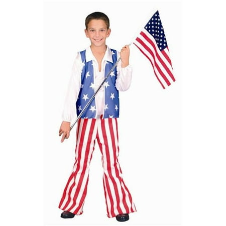 Patriotic Hero Costume - Size Child-Medium