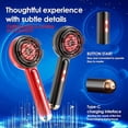 thumbnail image 4 of Masajeador eléctrico para el cuero cabelludo con terapia de luz roja, cepillo aplicador de aceite capilar resistente al agua IPX7., 4 of 5