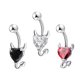 thumbnail image 1 of EeaseMX piercings para el ombligo con circonitas para mujer, 1 of 8