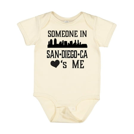 

Inktastic San Diego California Someone Loves Me Skyline Boys or Girls Baby Bodysuit