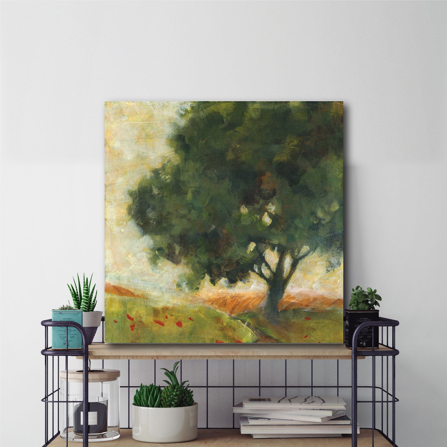Courtside Market Napa Trees I Gallery-Wrapped Canvas Wall Art, 16x16