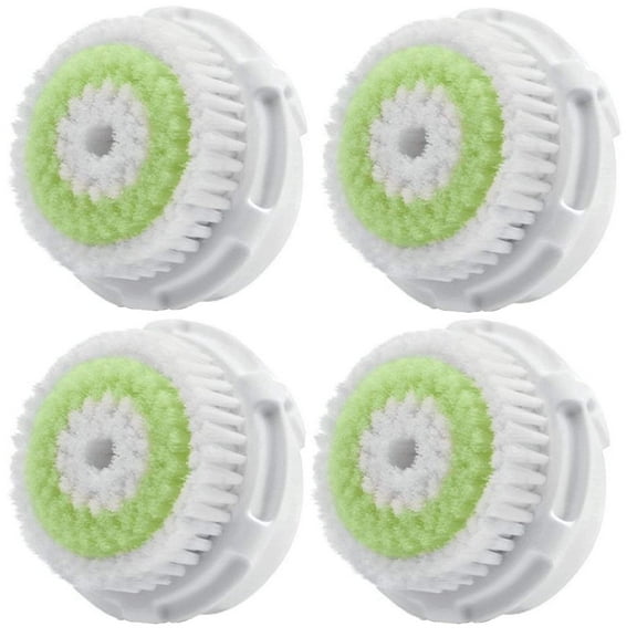 TreatMe100 4-Pack Acne Facial Cleansing Brush Heads for Clarisonic Mia, Pro 4 Ct