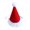 Red, variant on comerut Pet Cap Adjustable Buckle Dress-up Multi-color Cute Pet Dogs Cats Rabbit Cone Hat for Christmas Party