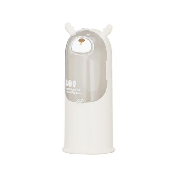 Dispensador de vasos desechables con forma de ciervo, soporte de pared para vasos de dispensador de agua, estante de almacenamiento de vasos transparente de polipropileno para cocina, oficina y baño.