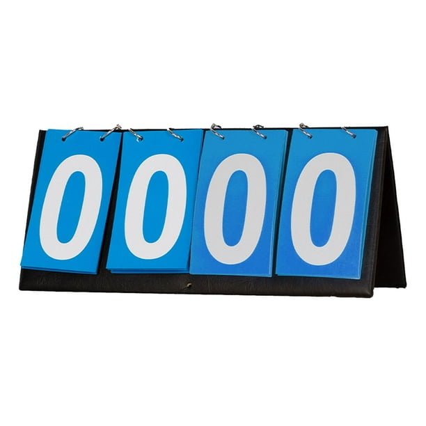 Marcador de mesa Score Keeper 4 dígitos Marcador deportivo Multifuncional para Azul