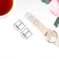 thumbnail image 2 of 2Pcs Watch Strap Buckle Watch Band Replacement Buckle Stainless Steel Watch Buckle, 2 of 3