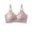 Pink, variant on SMihono Women's Seamless Bra Wavy Wireless Full Coverage Padded Smoothing No Underwire Comfort V Neck Bralettes with Support Beige XL