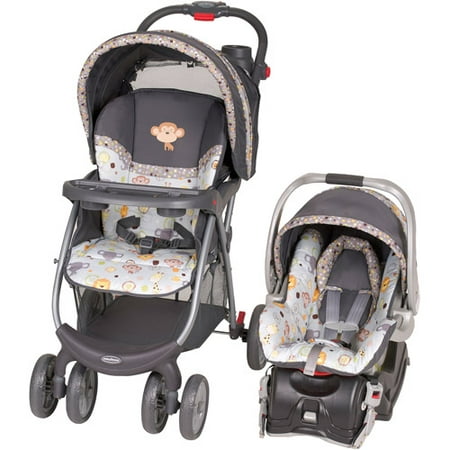 Baby Trend Envy Travel System Stroller, Car Seat Caddy Stroller