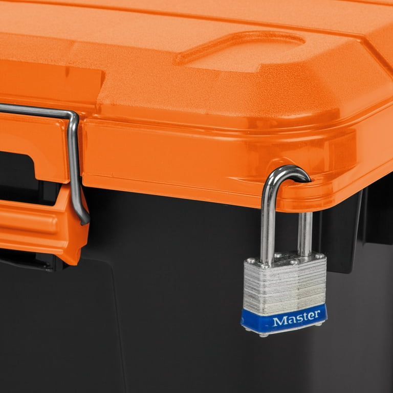 IRIS 82 Qt. WEATHERTIGHT Storage Box, Store-It-All Utility Tote in  Orange/Black (3-Pack) 585025 - The Home Depot
