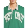 thumbnail image 4 of West Coast Men's & Big Men's Long Sleeve Polo Shirt, Sizes S-3XL, 4 of 5