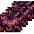 thumbnail image 3 of Coolnut Butterfly Tree Washcloths Set of 6-12 x 12 inch Pure Cotton Wash Cloth Highly Absorbent and Soft Fingertip Towels Face Cloths for Bath, Spa Wash cloth, 3 of 7