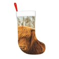 thumbnail image 2 of Yiaed Yak Print Christmas Stockings, Christmas Stockings Hanging Ornaments, Christmas Stockings for Family Christmas Holiday Decorations, 2 of 7
