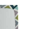 thumbnail image 2 of Ambesonne Modern Fitted Sheet, Geometrical Triangles, Full Size, Multicolor, 2 of 2