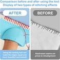 thumbnail image 7 of Edge Sewing Lockranding Tool 3Mm 4Mm, Precision Edge Stitch Locking Gauge for Sewing Projects, Professional Seam Finishing Tool for Fabric Edge Treatment And Quality Stitch Control, A Sewing Aid, 7 of 7