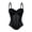 Black, variant on Sheer Mesh Boned Corset Top, Women's Ultra Firm Control Waist Cincher with Padded Cups & Hook-Eye Closure, Gothic Halloween Costume Layering Piece, 1 PC Brown 42D