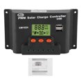thumbnail image 1 of Controlador de carga solar LCD de 12 V/24 V Regulador de batería de salida USB dual para el negocio de la industria doméstica usando carga/descarga nominal de 20 A, 1 of 5