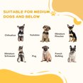 thumbnail image 4 of PawHut Dog Gate 3-Panel Foldable with Feet for Medium Dogs and Below, Grey, 4 of 10