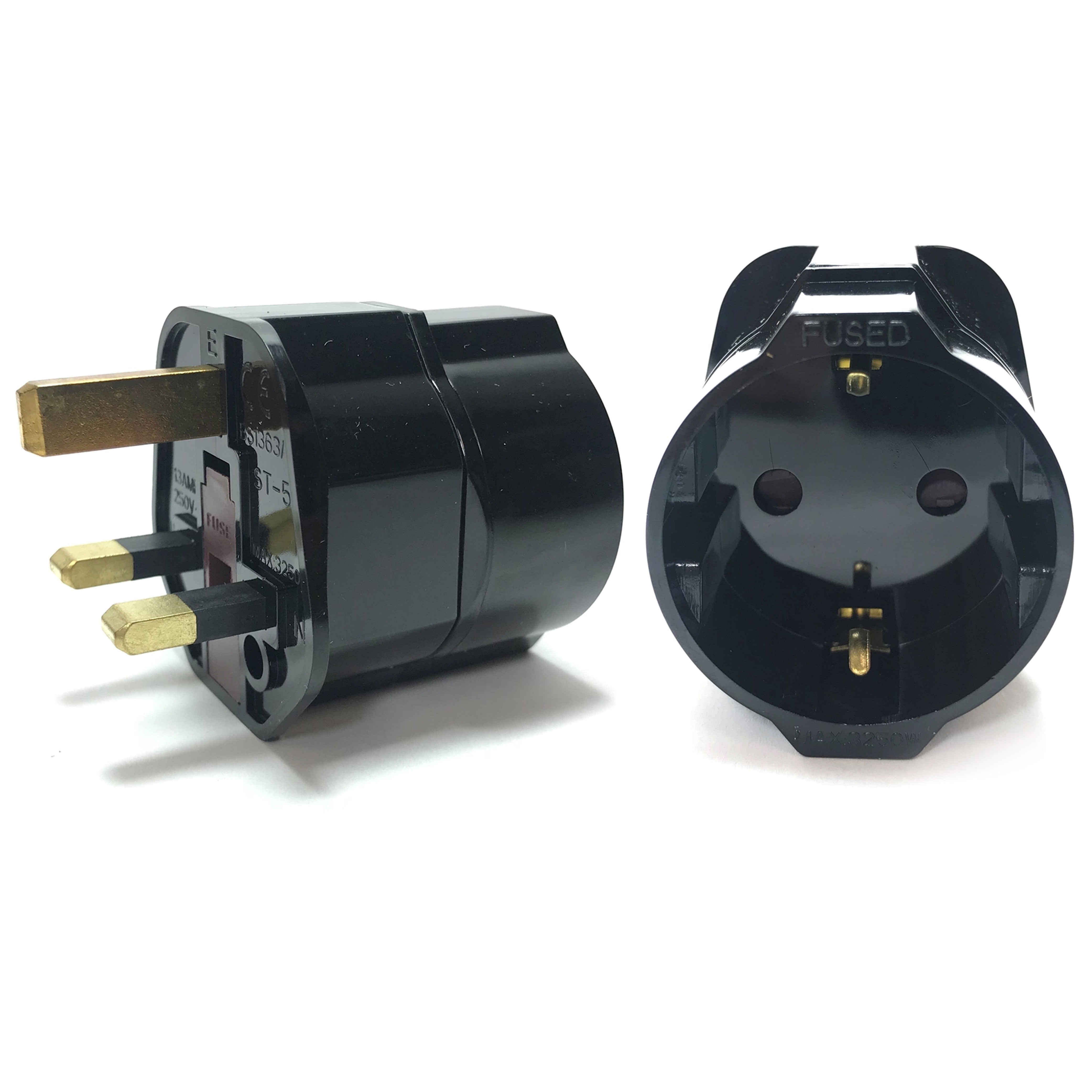 Buy DFE 978652, Euro Plug Adaptor 2pin-3pin 13amp