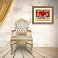 thumbnail image 3 of Retrolabel 32x26 Gold Ornate Wood Framed with Double Matting Museum Art Print Titled - Happy Kids Bits o Nut Peanut Butter, 3 of 4
