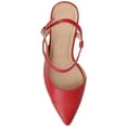 thumbnail image 4 of Journee Womens Scipio Crossover Ankle Strap Pointed Toe Pumps, Widths Available, 4 of 9