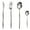 Silver, variant on TIELUTT Stainless Steel Tableware Western Fork and Spoon 4 Piece Set round Table Dining Set for 4 Small Outdoor Dining Table Set for 8 round Chargers Bulk Dinner Table Set for 6 with Runner round Dinn
