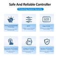 thumbnail image 4 of Wifi remoto+bt 60a Controlador de Cargador Solar 12V/24V/36V/48V/60 V Controlores MPPT, 4 of 7