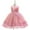 Pink, variant on Juslio Dresses for Girls Princess Kids Clothes Sleeveless Little Girl Dresses