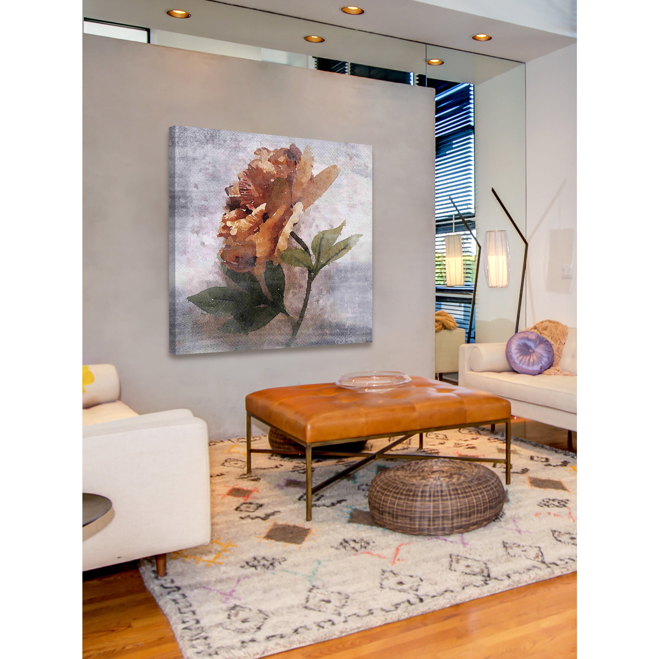 Marmont Hill 'Stop And Smell' by Irena Orlov Painting Print on Wrapped Canvas