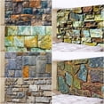 thumbnail image 2 of Tapiz de pared con estampado de ladrillos de piedra 3D vintage, tapiz de pared de gran tamaño, tapices de pared bohemios hippies baratos, tela de mandala, 2 of 5