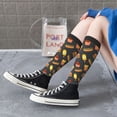 thumbnail image 4 of Bixox Fast Food Patterned Men's and Women's Knee Socks High Socks Outdoor Sports Socks, 4 of 5