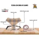 thumbnail image 3 of Pechera Arnes Para Perros Diseño A Cuadros Suave Con Correa, 3 of 8
