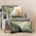 thumbnail image 2 of Summer Tropical Leaf Pillow Covers 12x20 Set of 2 Monstera Palm Leaf Lumbar Throw Pillow Cover Green Banana Leaves Botanical Plant Outdoor Rectangle Pillow Case for Living Room Couch Sofa, 2 of 5
